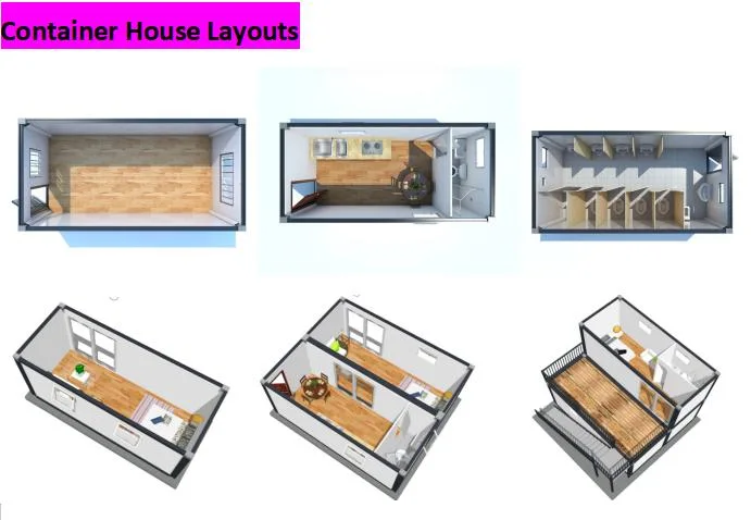 Movable Prefabricated Sandwich Panel House Prefab House Container Home
